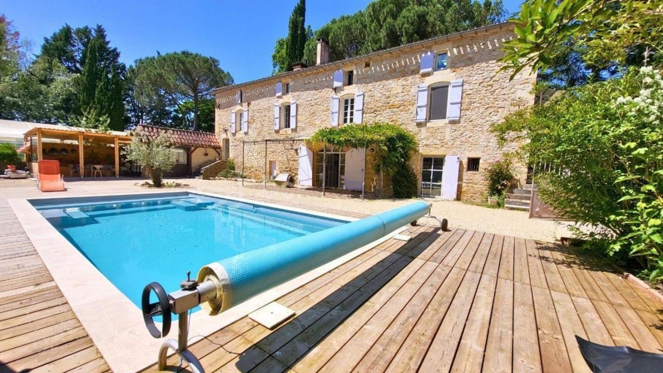 Domaine La Buissiere Duravel "La Maison" Piscine Privative Exterior foto